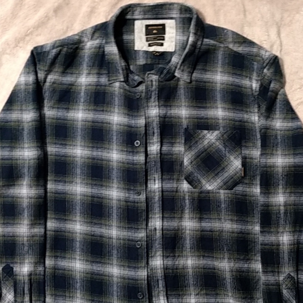 Men's Quicksilver XXL flannel NWOT